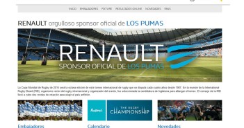 Renault es por cuarto año consecutivo sponsor de Los Pumas