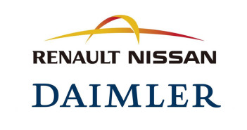 Dieter Zetsche, CEO de Daimler AG, y Carlos Ghosn, CEO de la Alianza Renault-Nissan