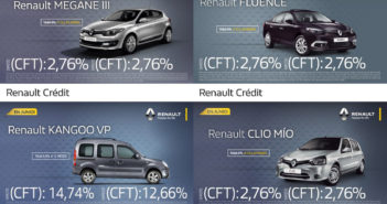 Durante junio, Renault ofrece bonificaciones y financiación especial