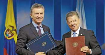 Macri y Santos